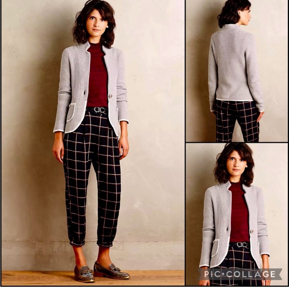 ANTHROPOLOGIE sweater blazer